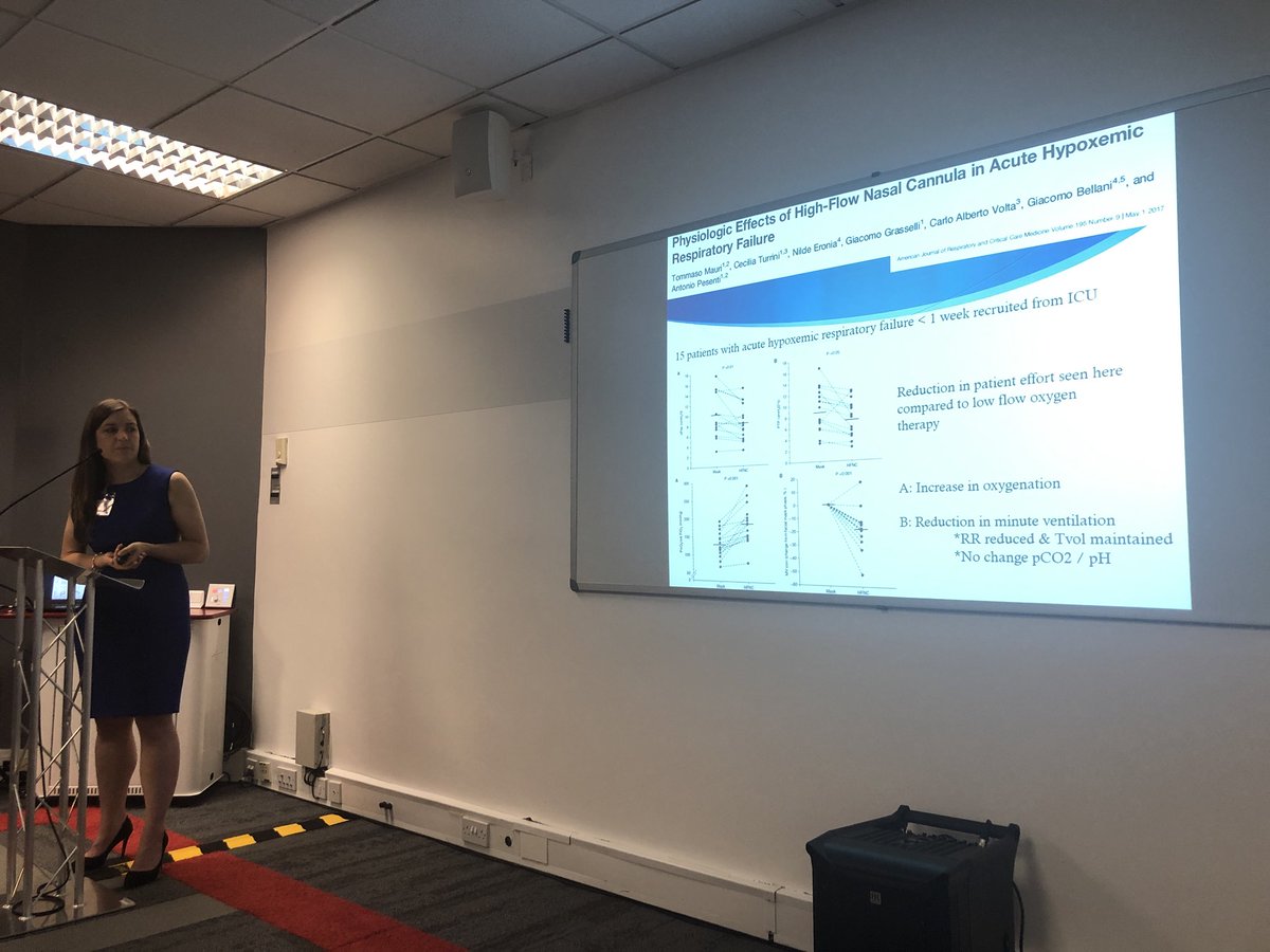 OptiflowNHF's tweet photo. @helen_ashcroft talking about new applications of #Nasalhighflow in the home #myAIRVO #OptiflowNHF #careconvention2018 https://t.co/m7IUN3xDGp