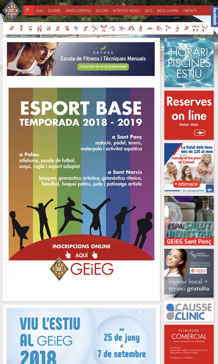 geieg1919's tweet photo. ATENCIÓ ‼️ Ja estan obertes les inscripcions per la propera temporada esportiva 2018-19. Recordeu abans, llegir el "Manual d'inscripcions" Podeu entrar a 👉 https://t.co/fMg6bS5Y65 https://t.co/JHzWP6I0BS