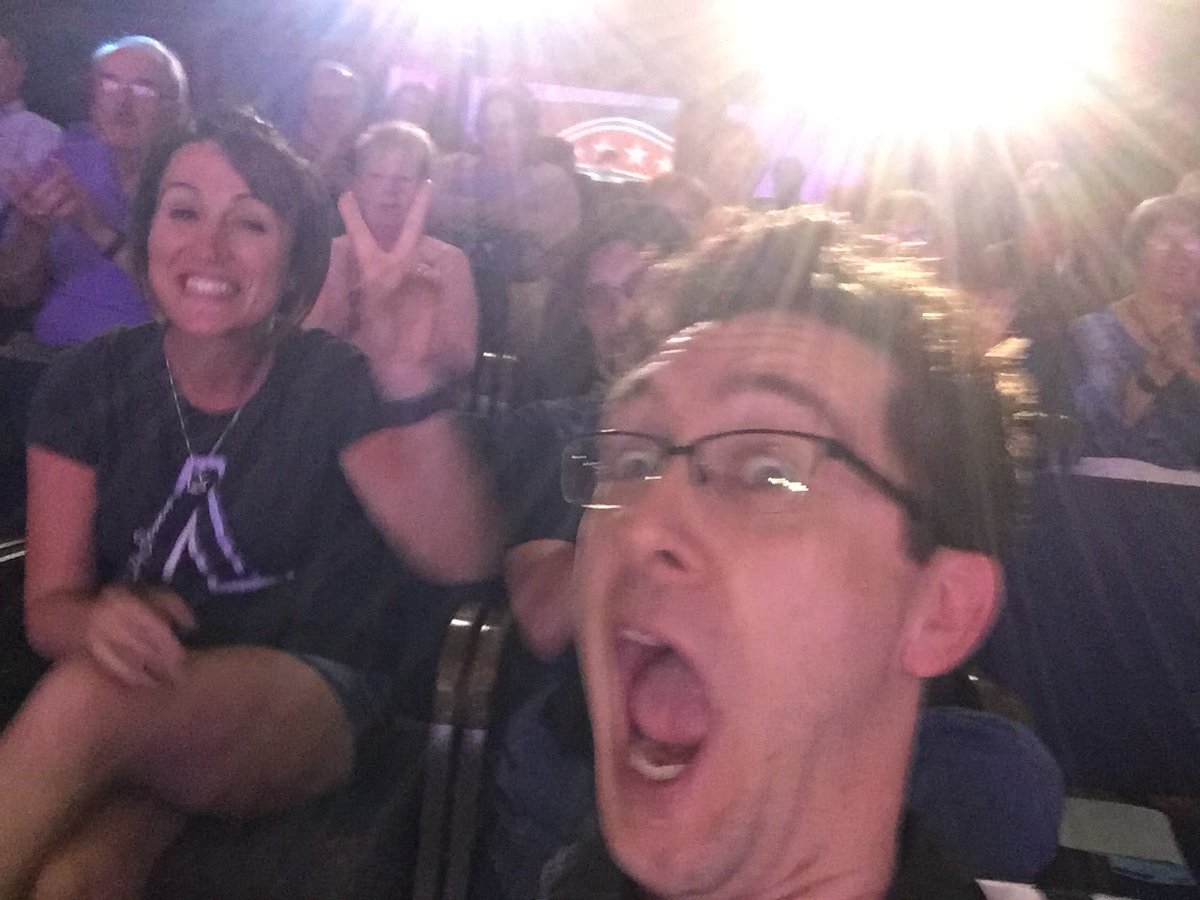 cszbuffalo's tweet photo. We had a great time with our friends at the Niagara Regional Theatre Guild this weekend and thanks to Jennifer for being the Loyal Fan Volunteer of the night! #KIT #seeyounextyear #neverchange #comedysportz #cszbuffalo #buffalofamilyfun #nrtg #buffalotheatre https://t.co/yof6yf2j3x