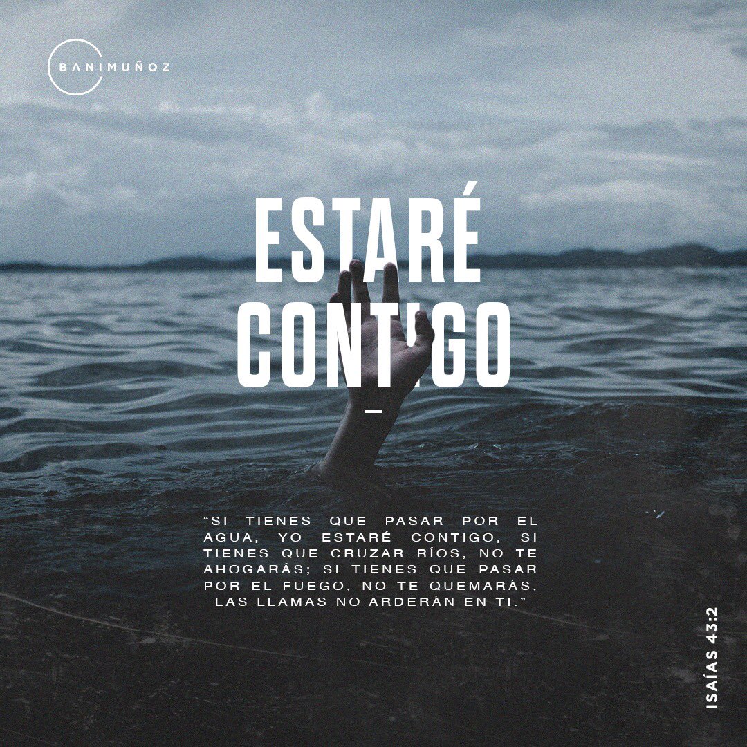 En todo tiempo! 
            A toda hora! 
                      Todos los días! 
                                  A cada instante! 
                   Dios está contigo! 
           Isaías 43:2. 
Feliz Semana!! 👍🏻