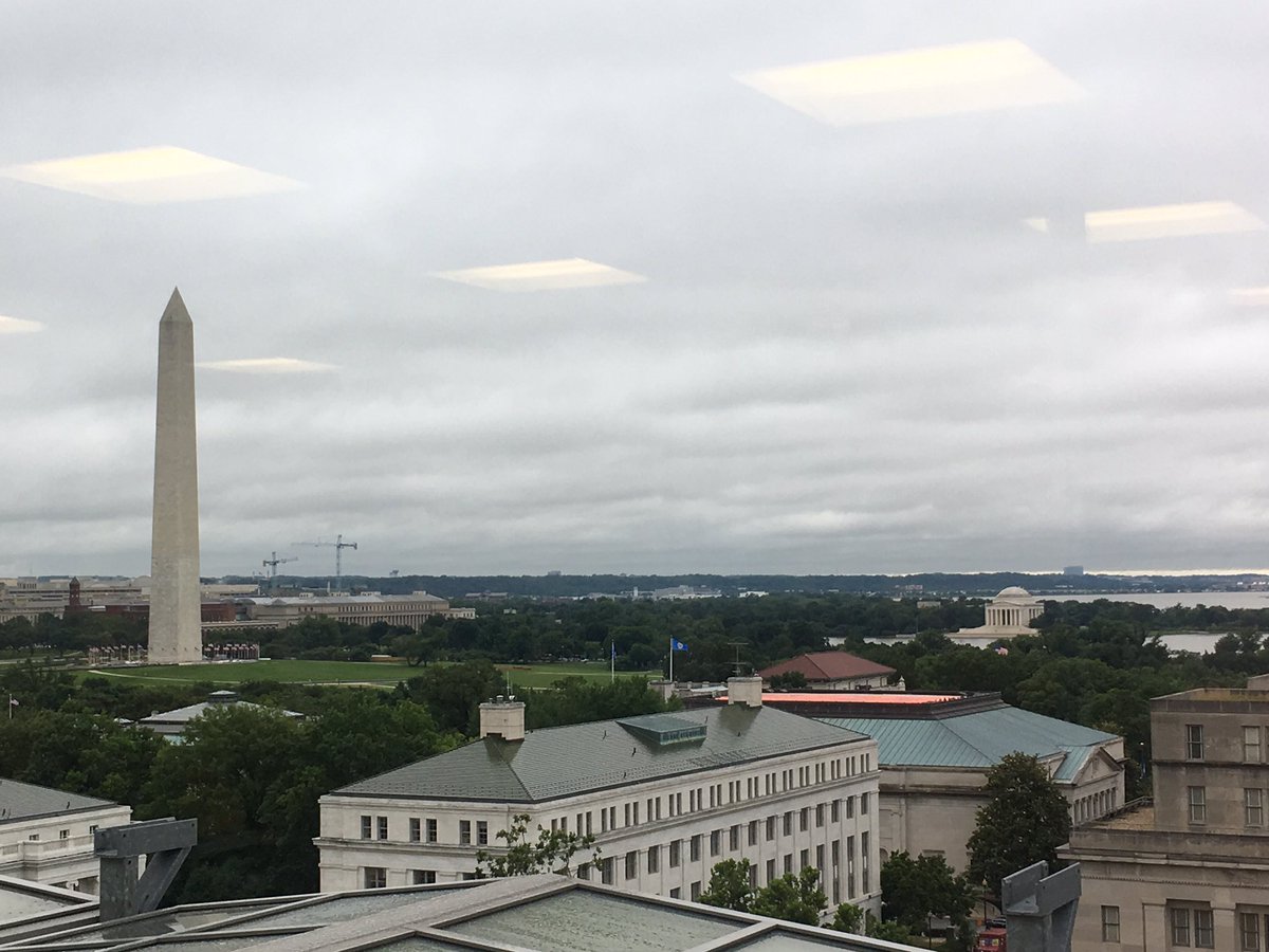 rwang0's tweet photo. MyPOV: an awesome view from @USGSA HQ #FederalCIO summit https://t.co/uMR23nJTtx