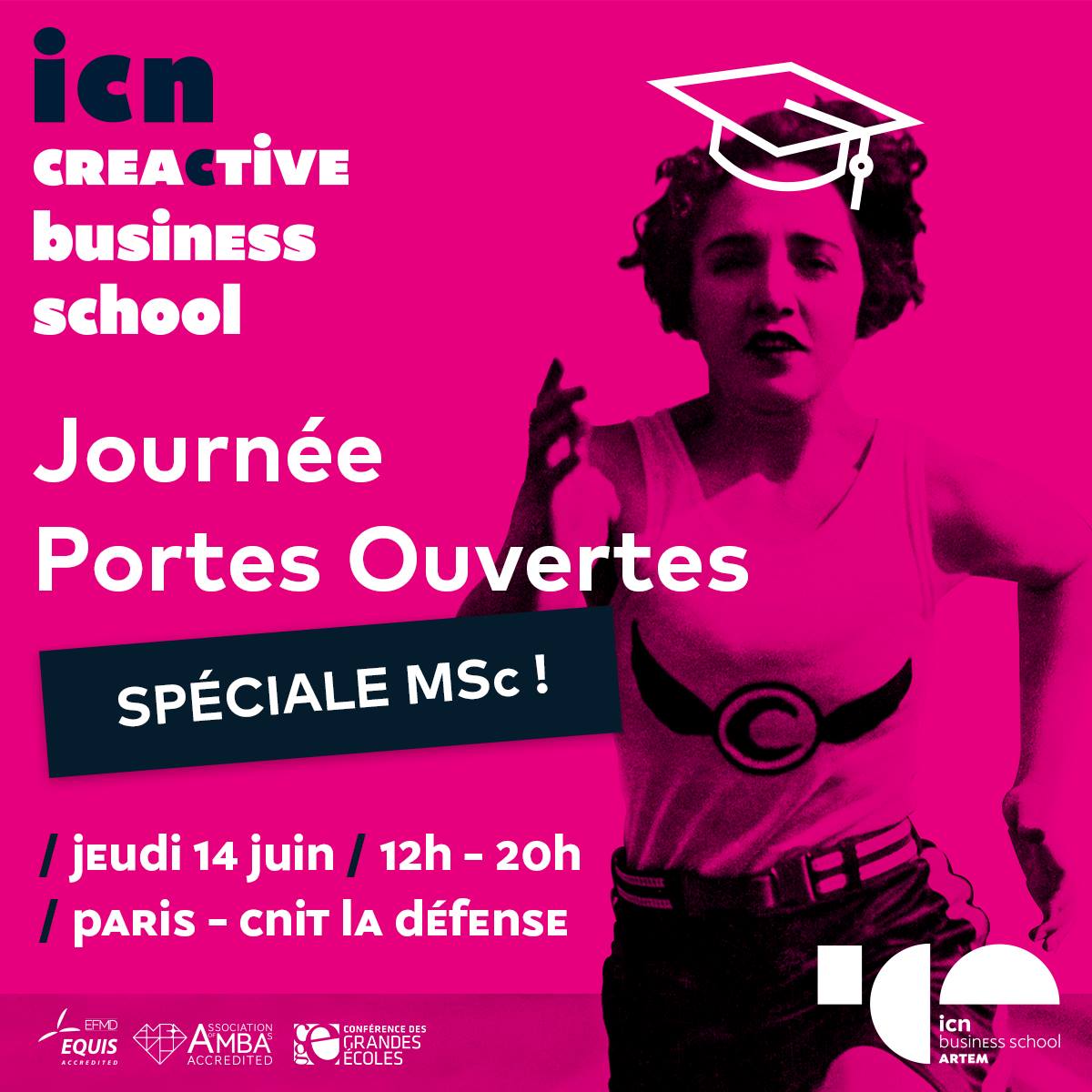 ICNbs's tweet photo. #JPOParis| ⏳ J-3 avant la journée portes ouvertes spéciale MSc au sein de notre nouveau site Parisien ! Venez découvrir les programmes MSc proposés par l'école !
Inscriptions : https://t.co/SxJ63oxq5T
#Paris #LuxeAndDesignManagement #ManagementInternational #ManagementNumérique https://t.co/Rc04n7JzTj
