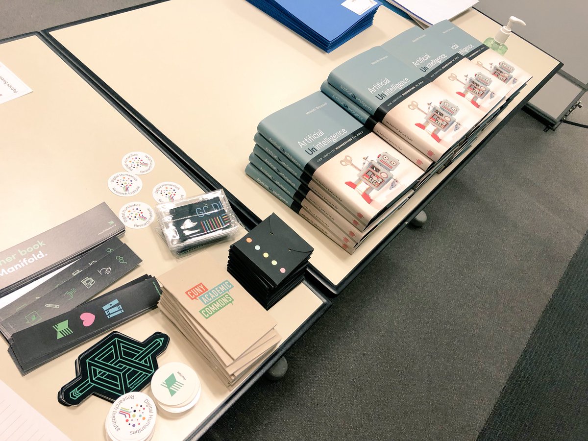 dhinstitutes's tweet photo. And we're all set to go—ready for the #dhri participants to arrive for our first day! #digitalcuny #cunygcdi https://t.co/5fUFpNe4bK