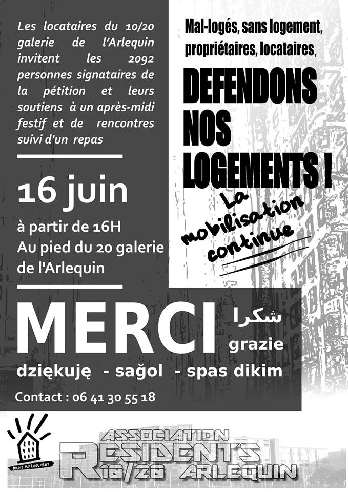 reseau_urbain's tweet photo. Grande mobilisation "Défendons nos logements" le samedi 16 Juin de 16h à 21h dans le parc de la Villeneuve de #Grenoble avec des débats, des  ateliers enfants, une jam hiphop, un grand repas pour dire non à la démolition et non aux expulsions ! #pouvoirdagir https://t.co/rdjGW1a8wR