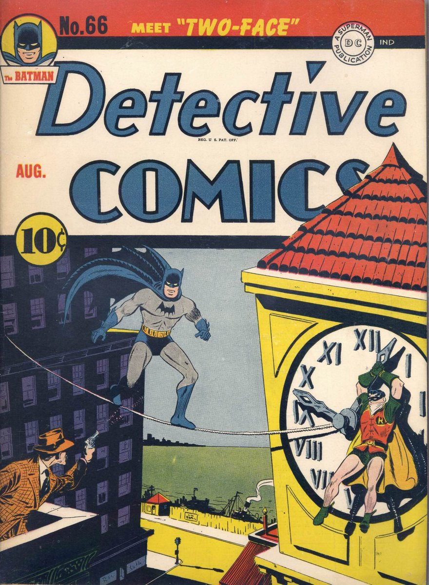 7ate9comics's tweet photo. ⚡️COMIC KEY ISSUE OF THE DAY - DETECTIVE COMICS #66⚡️
The first appearance of TWO-FACE!!
#batman #twoface #detectivecomics #comickey #7ate9comics https://t.co/dVKjSUi5je