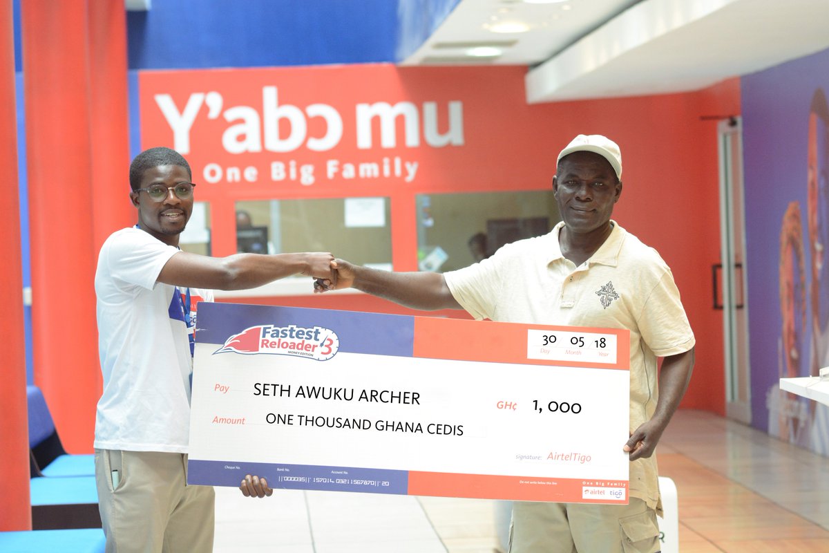 theatghana's tweet photo. Winners of the #FastestReloader 3 Promo. Each winner walked away with a cool 1,000ghc #CashPrize with just a reload at certain time bands. https://t.co/YjB3RuZkl4