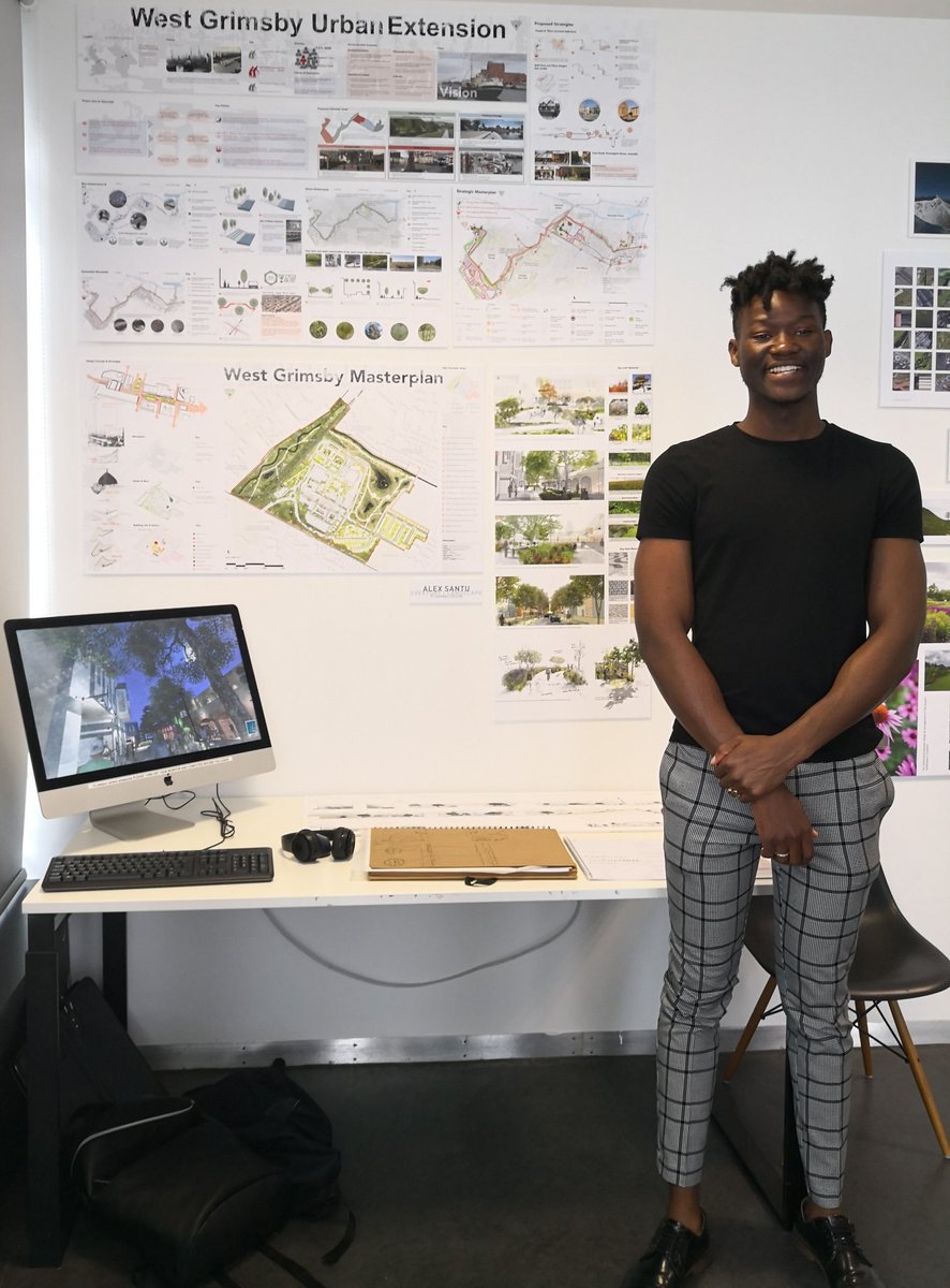 fairhurstyellow's tweet photo. Congratulations @AlexSantu @gracekelleher95 &amp; @timfoxford23 for completing their MLA at @LandscapeSheff Great to see our previous year out students producing such amazing work! #landscapearchitecture https://t.co/MtLICjjtRx