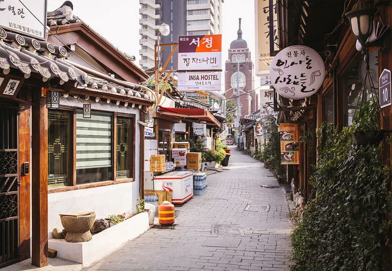 voyager vers les pays asiatiques.Corée.