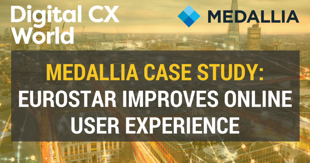 We have a new case study from <a href="/Medallia/">Medallia</a> highlighting the work they did with <a href="/Eurostar/">Eurostar</a> and how they improved their online customer experience. Find out more here: spr.ly/6016Dcsqj #DCXWorld
