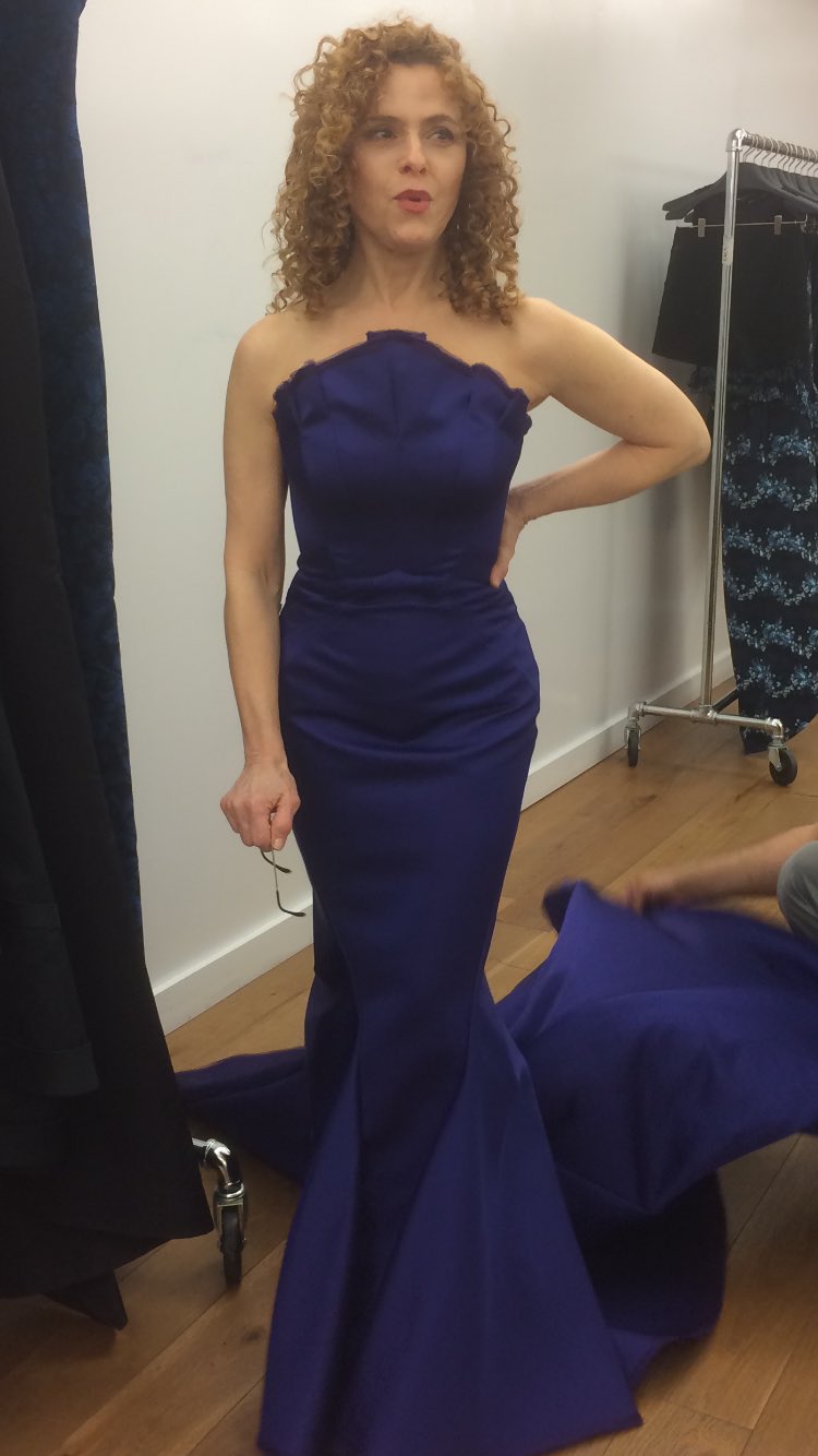 bernadette peters blue dress on X: 