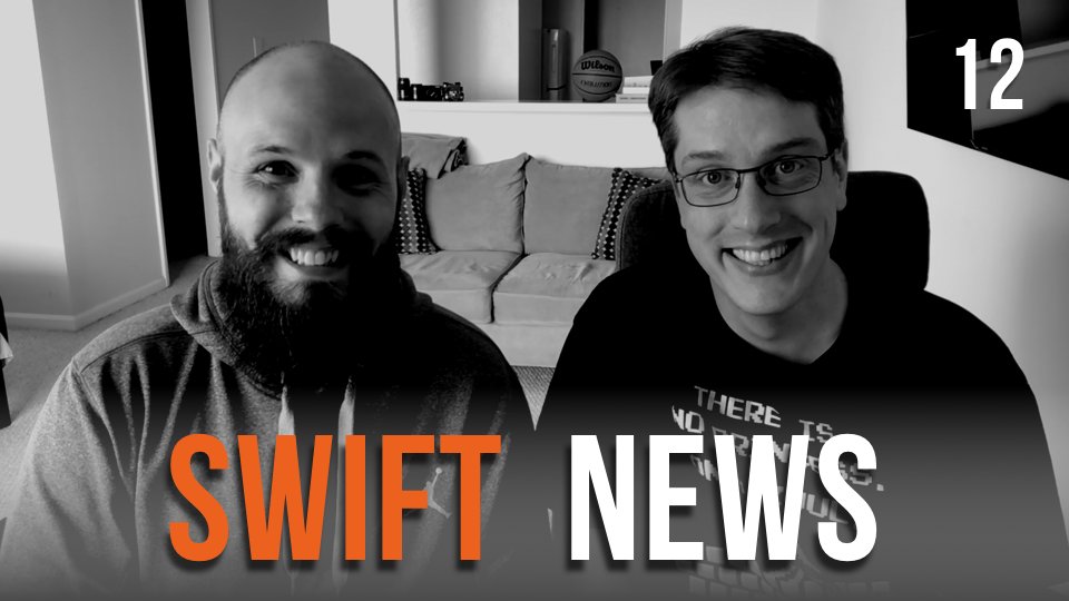 seanallen_dev's tweet photo. Special WWDC Edition of #SwiftNews with special guest Paul Hudson (@twostraws) of Hacking With Swift. Paul and I discuss some of our highlights from #WWDC18! Check it out here: https://t.co/Pok3eBghBQ. #iosdev #swiftlang #WWDC2018 https://t.co/Hm8DacVjPa
