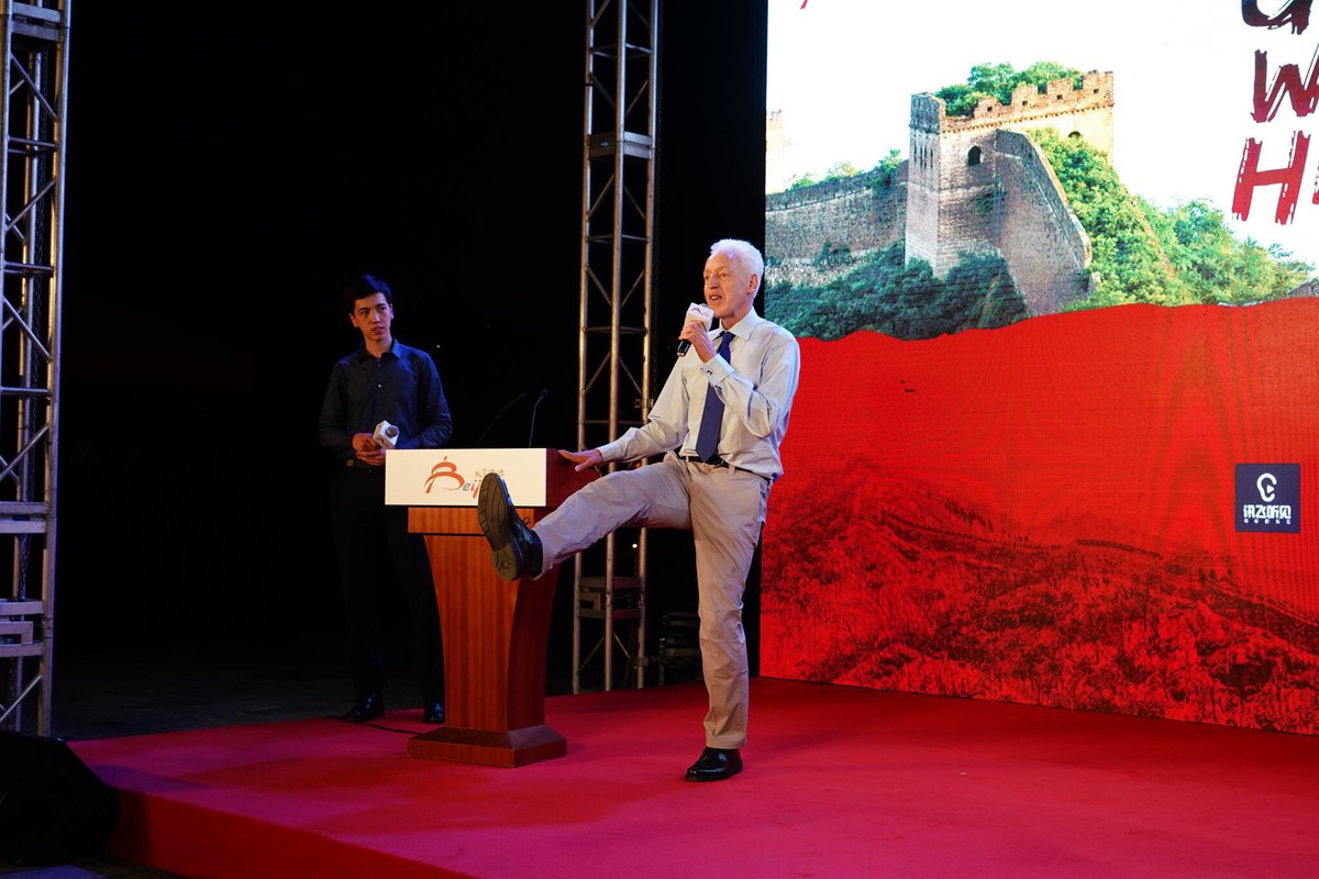 VisitBeijingcn's tweet photo. William Lindesay, the #GWH2 ambassador and the 1st foreigner to traverse the Great Wall on foot, and his son Tommy shared with us the stories behind the Great Wall. And we want more of that!
Sponsored by @airchina https://t.co/tF7hvd5S6k