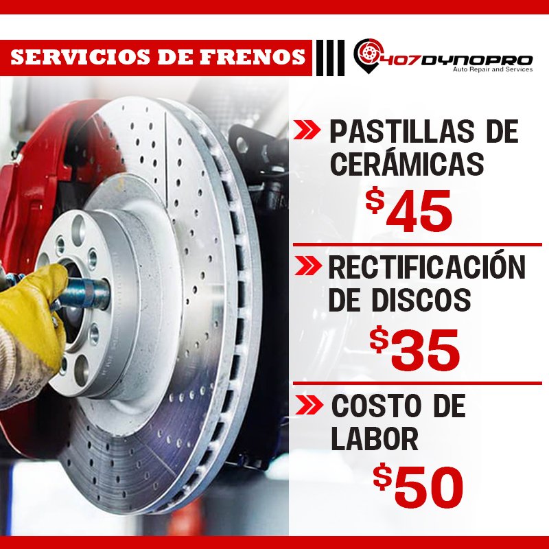 407dynopro's tweet photo. 1 de cada 5 carros no tienen los frenos en buen estado, mantén los tuyos en perfecta condiciones con nosotros. Aprovecha nuestros precios de promoción.
#407Dynopro #AutoServices #Orlando #AutoRepair  #Frenos https://t.co/aYEGQSfbzF