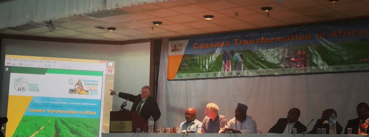 EFauvelle's tweet photo. In Cotonou for a week to attend the #GCP21Benin2018 international cassava conference: more than 500 of the most experienced #scientits from @IITA_CGIAR @Cirad and @RTB_CGIAR to improve #cassava transformation in #Africa https://t.co/wSMEa4Ak3E
