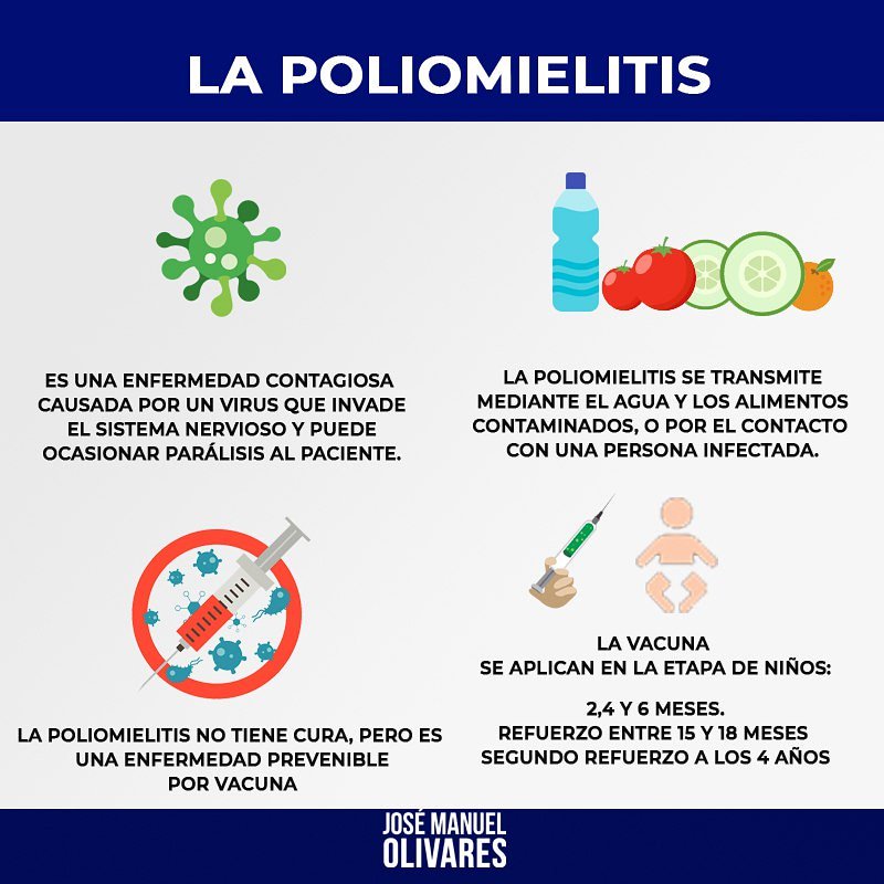 En Venezuela reaparecieron Difteria, Sarampión y ahora Polio, por no haber puesto suficiente atención en los planes de vacunación a la población.