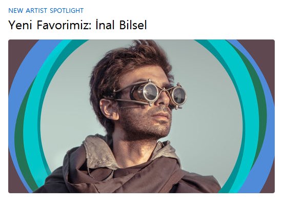 EpicIstanbul's tweet photo. Kıbrıslı elektronik müzik prodüktörü @InalBilsel, @AppleMusic'te bu ayın favori sanatçısı!
İnal Bilsel'in Epic Istanbul etiketli konsept albümü "Paradise Lost"u dinlemek için ↓
https://t.co/ivwQ2j1qos https://t.co/xAK2Ug4Ilo