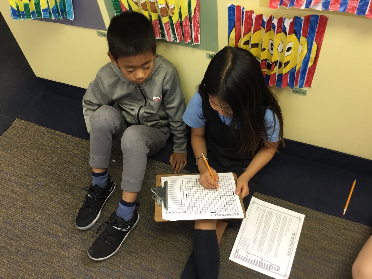 MsSpecksClass's tweet photo. Starting our Monday morning as #designers, #engineers and #architects as we continue to work on our #buildingpermits for #Geometrocity with @KellsMsSkinner!  #projectbasedlearning https://t.co/9ztFtWrawP