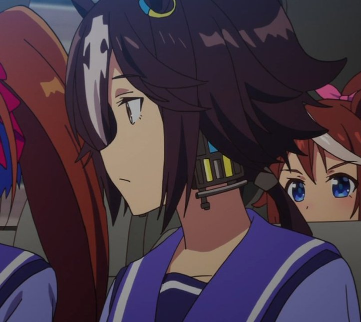 アニメマンガ名探偵すやまたくじ ウマ娘 プリティーダービー 12話 12話にして気付いたウオッカの人間の左耳部分にあるこのデッカイ機械みたいなのは何っ 実際の写真を見てもそれらしいの付けてないけれど 馬の耳の部分にはあるけど というか これ馬