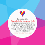 Photo by Rutgers Center for Transgender Health (@RU_TransHealth)