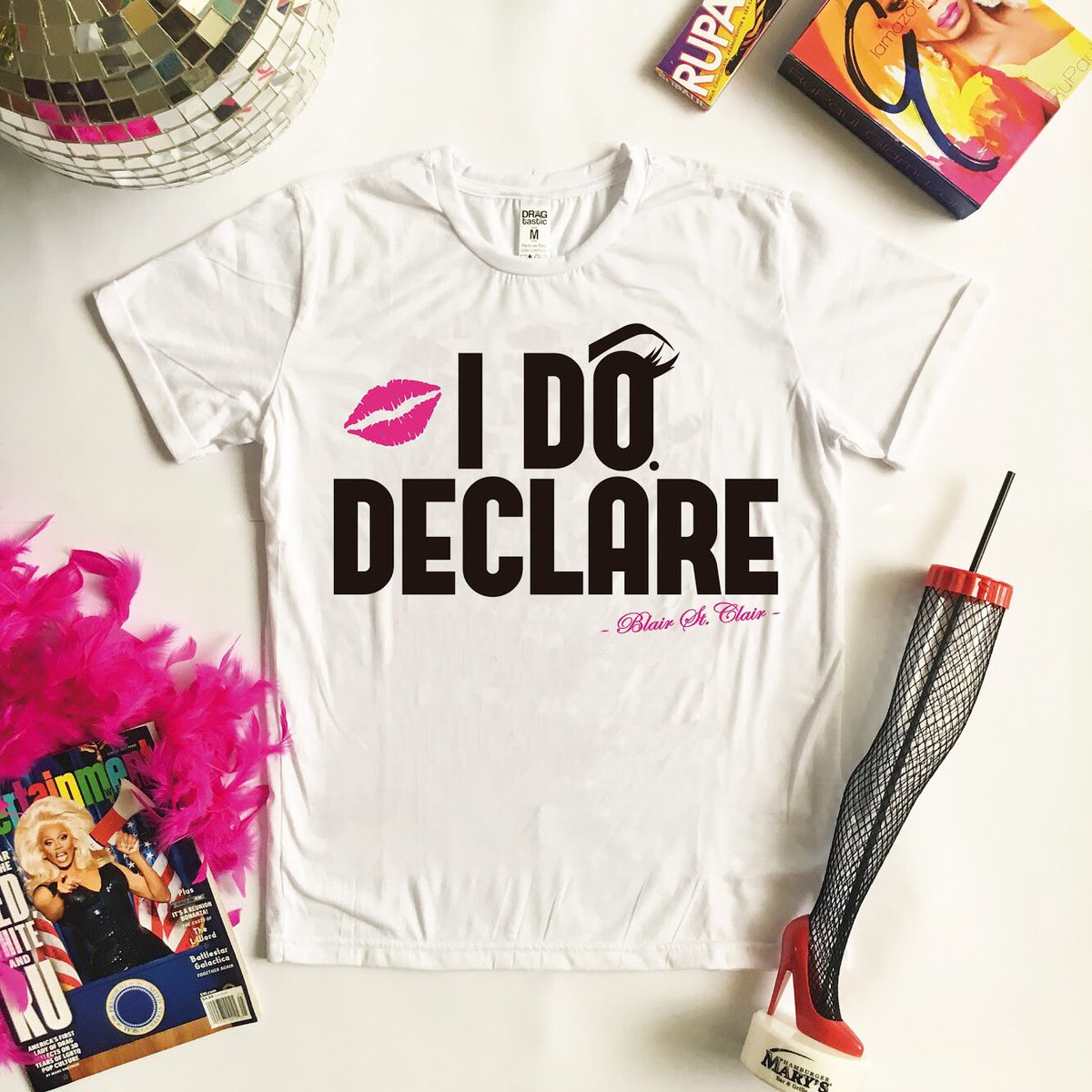 DRAGtastic_peru's tweet photo. NUEVO DISEÑO 📣📣📣
I DO DECLARE 💋
Nuevo T-Shirt de la bella #BlairStClair 👸🏼
No te quedes sin el tuyo 👑
Envíos en Lima y Provincias 📦
#ItsTimeToBeDRAGtastic https://t.co/ebGmjzRee3