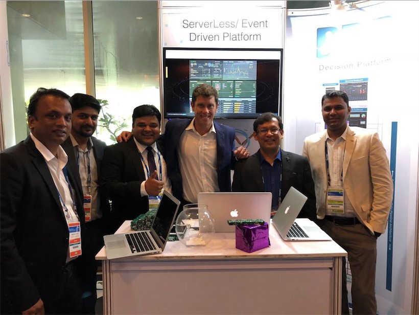 bdb_ai's tweet photo. When #PaulHawkins ( Man behind #Hawkeye Technology) visited #BDB booth at #GartnerDA Summit #Mumbai & appreciated #Crictix Workflow! With Augmented Analytics in quest we are divin deeper into #ML #AI #AdvancedAnalytics & to give fans Never seen before sporting experience
#Cricket https://t.co/tTAqLZMcK6