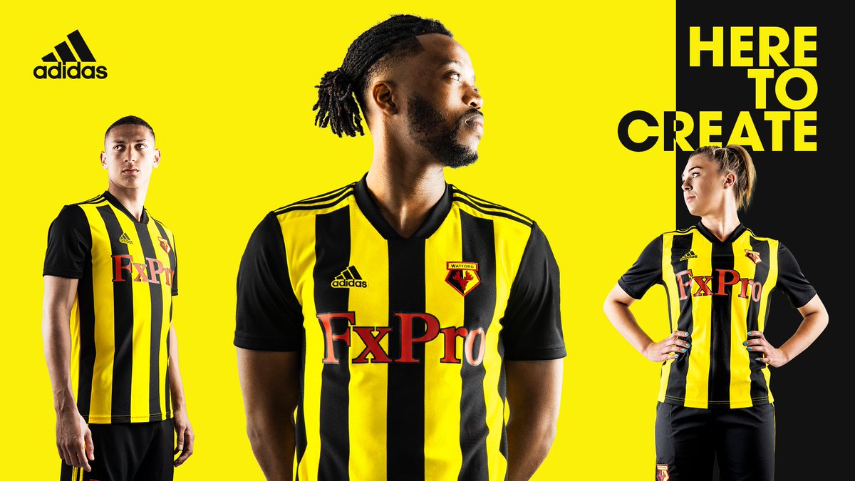 WatfordFcRob's tweet photo. Also I love the new @WatfordFC kit for the 2018/19 season 💛 
#WatfordFC 
@gerardeulofeu @wjhughes19 #Mariappa 
@richarlison97 @chalobah 
@LeanneBell7 #Holebas https://t.co/H18TTRyZVB