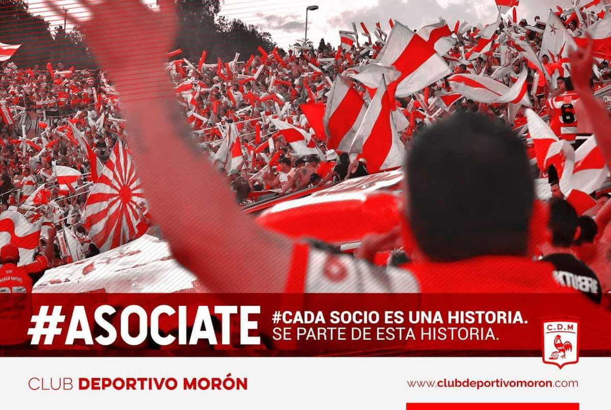 CapurroGaston's tweet photo. HACETE SOCIO DEL CLUB MAS GRANDE DEL ASCENSO ARGENTINO @depmoronoficial @CD_Moron @arribagallo @PielDeGallo @juntoalgallo @DepMoronInfo @PMoronSur https://t.co/Gzf6ZK5IO4