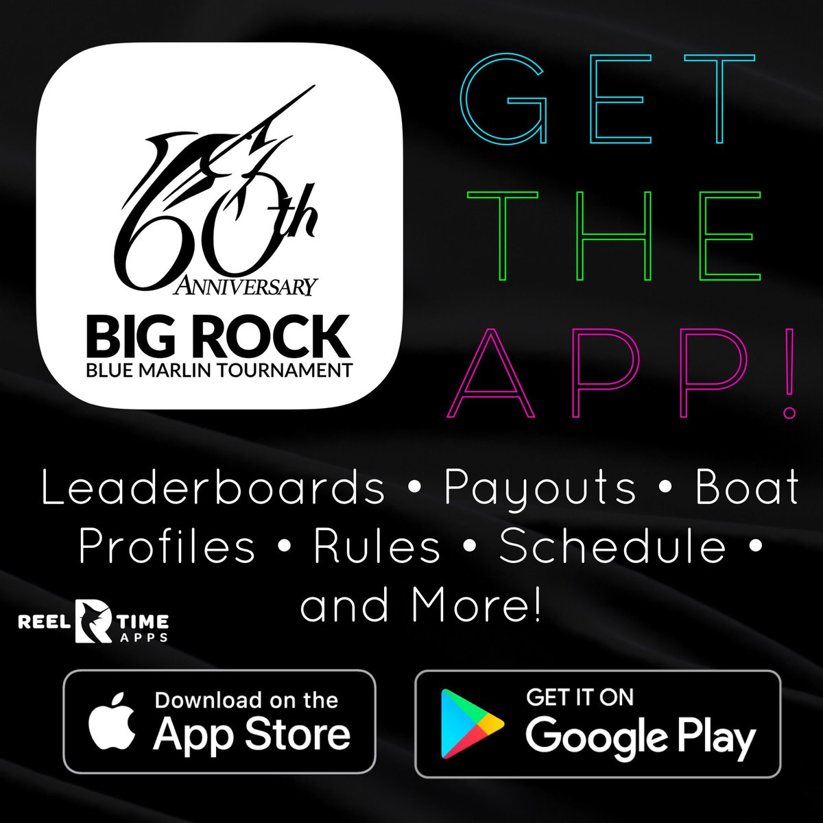 bigrockfishing's tweet photo. Follow the #BigRockTournament 247!

Don't miss any of the action with our FREE App!  

#bigrocklanding #60years #history #tournamenttime #linesin #fishon https://t.co/CSEBnXs58G