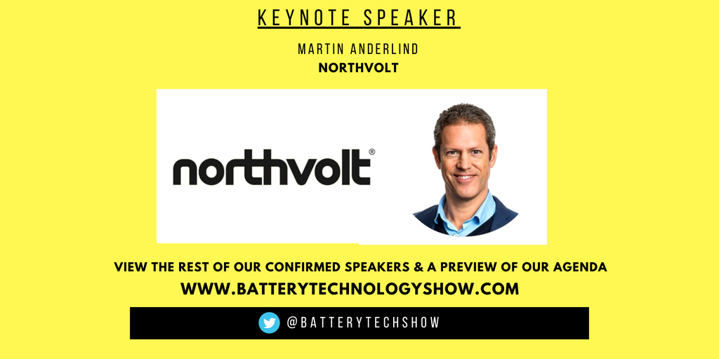 Have you seen the latest? We are proud to announce that <a href="/northvolt/">Northvolt</a> will be presenting a Keynote presentation at The Battery Technology Show. They'll be speaking on our Future of Battery Technology stage on 23rd October - Earlybird Ticket Sales are now on! batterytechnologyshow.com/book