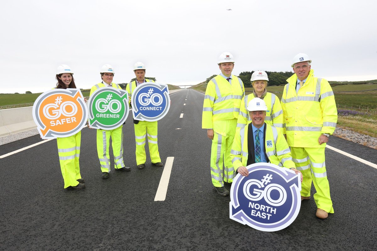 BIGPartnership's tweet photo. Team BIG were on site at the new Aberdeen Western Peripheral Route (AWPR) today for the official launch of the #GoNorthEast campaign, with @KeithBrownSNP and the #GoSafer, #GoGreener and #GoConnect ambassadors. For more information, visit https://t.co/0I5u67Oia9 https://t.co/AKKrTr3q9f