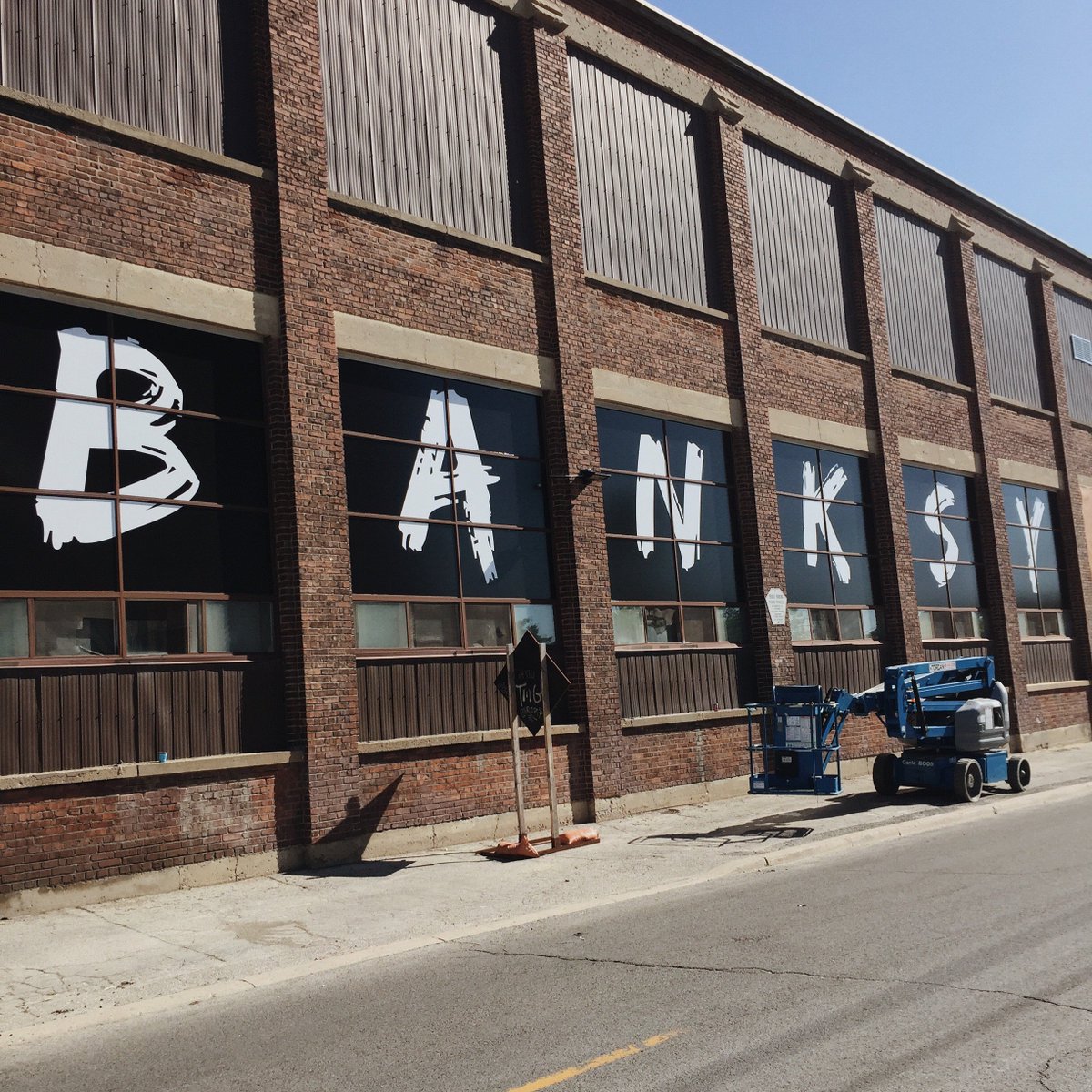Our new neighbours are settling in nicely 👀 The countdown to The Art of Banksy is on — will you be checking it out?