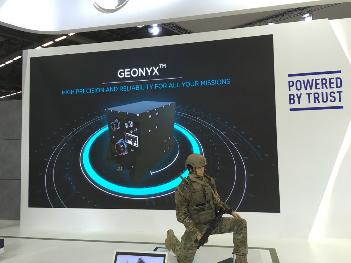 SafranElecDef's tweet photo. #Eurosatory2018: @SafranElecDef unveils #Geonyx™! the most compact, robust and reliable land inertial navigation & pointing system of the market! Based on the #HRG Crystal™, #Geonyx™ offers a real breakthrough in terms of operational efficiency, integration & costs! https://t.co/Qiu0Cj8EZz