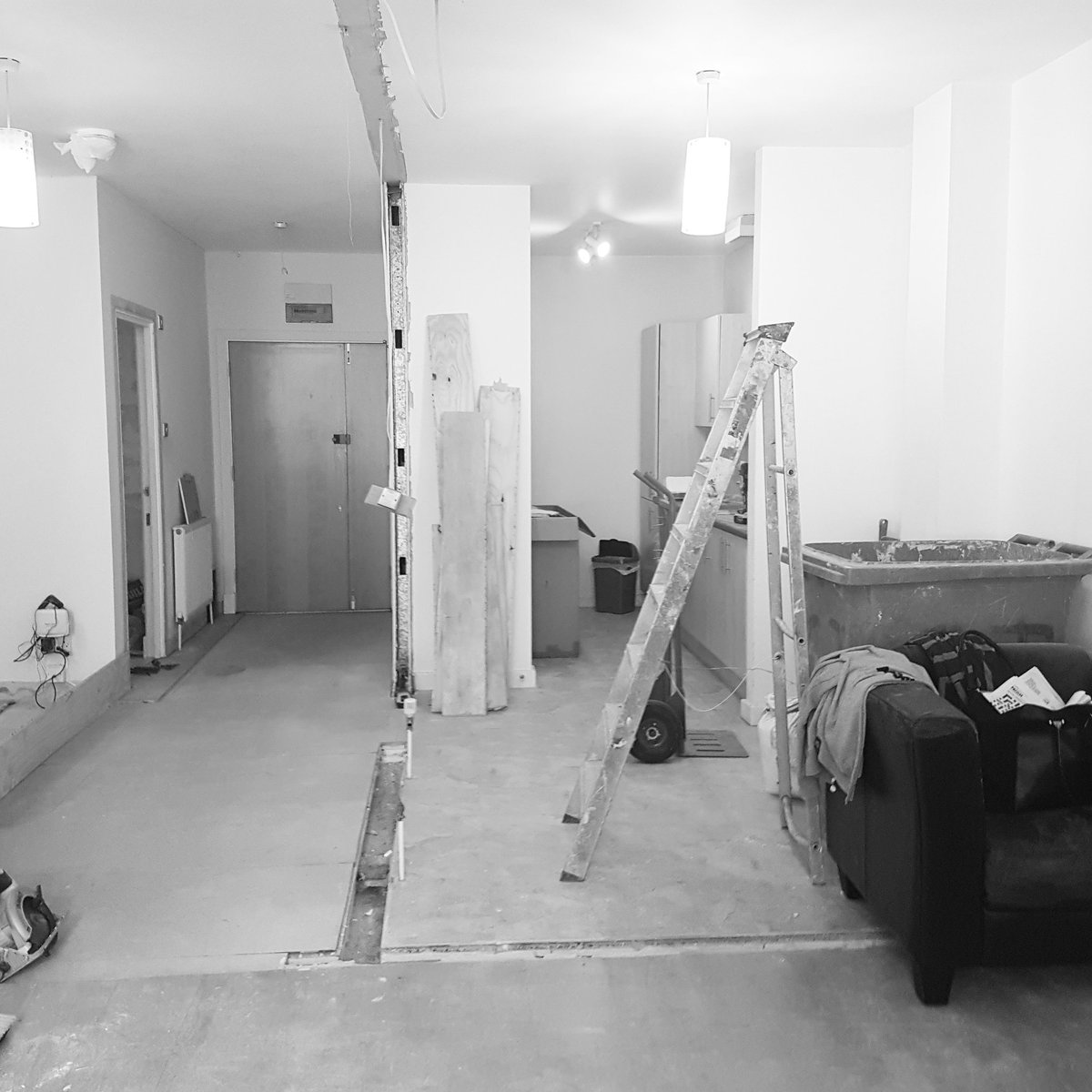 Site visit at our Spitalfields project today, very exciting to see such progress in 1 week. #design #interiordesign #knockingdownwalls #buildingsite #spaceplanning #sitevisit #lovelondon #slightlyquirky