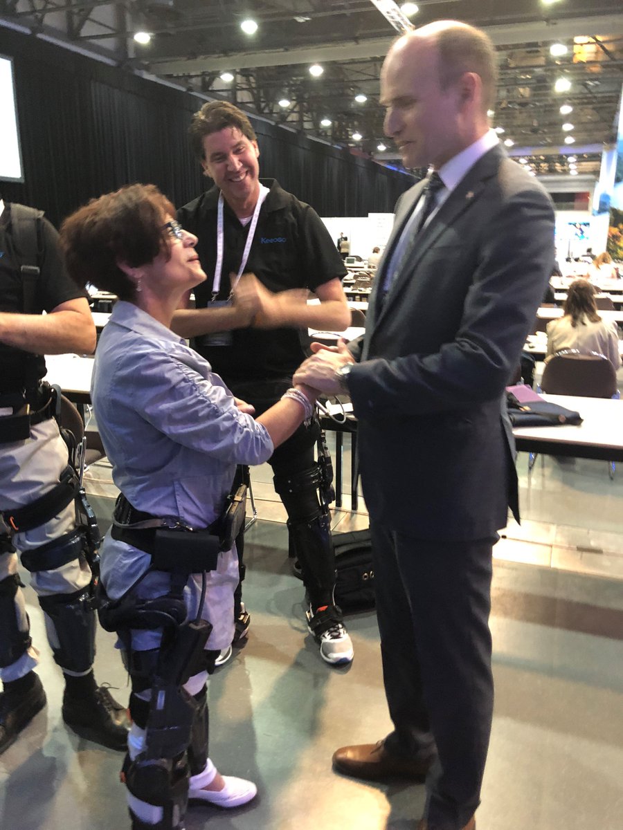 btemia_inc's tweet photo. A warm thank you to The Honourable Jean-Yves Duclos who visited @btemia_inc at the #G7Canada Innovation Showcase to see #Keeogo #Dermoskeleton and spent time speaking with patients with chronic conditions who regained their #mobility #autonomy #livelifetothefullest https://t.co/tt12Cp8tho
