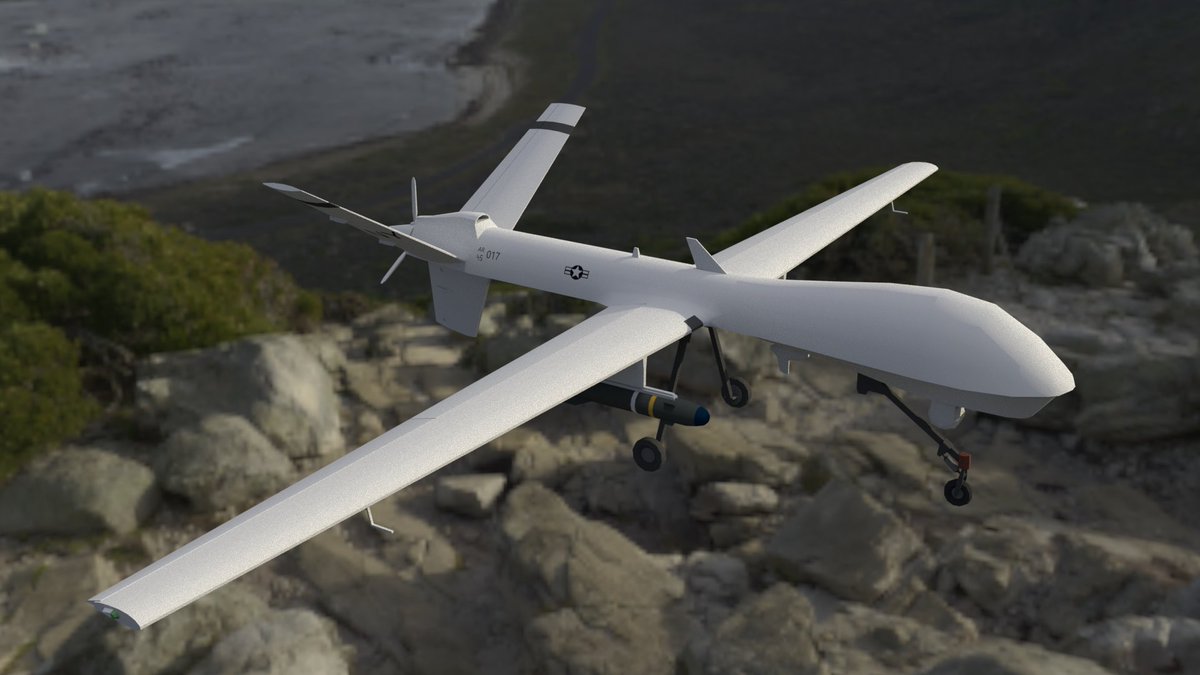 ArrayModifier's tweet image. Hi blenderians. UAV Drone made in blender.
#Blender3d #b3d #gamedev #indiedev #unity #UnrealEngine #digitalart #SubstancePainter