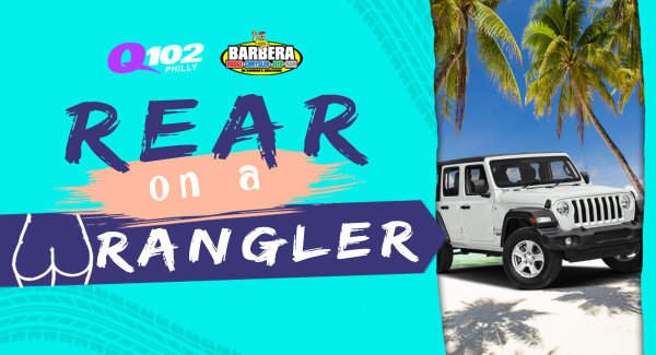 Q102 Philly в Twitter: „Wanna win a brand new Gary Barbera Jeep Wrangler!?  We're looking for the rear that can last the longest on Gary Barbera's  Wrangler! The rules are simple: last