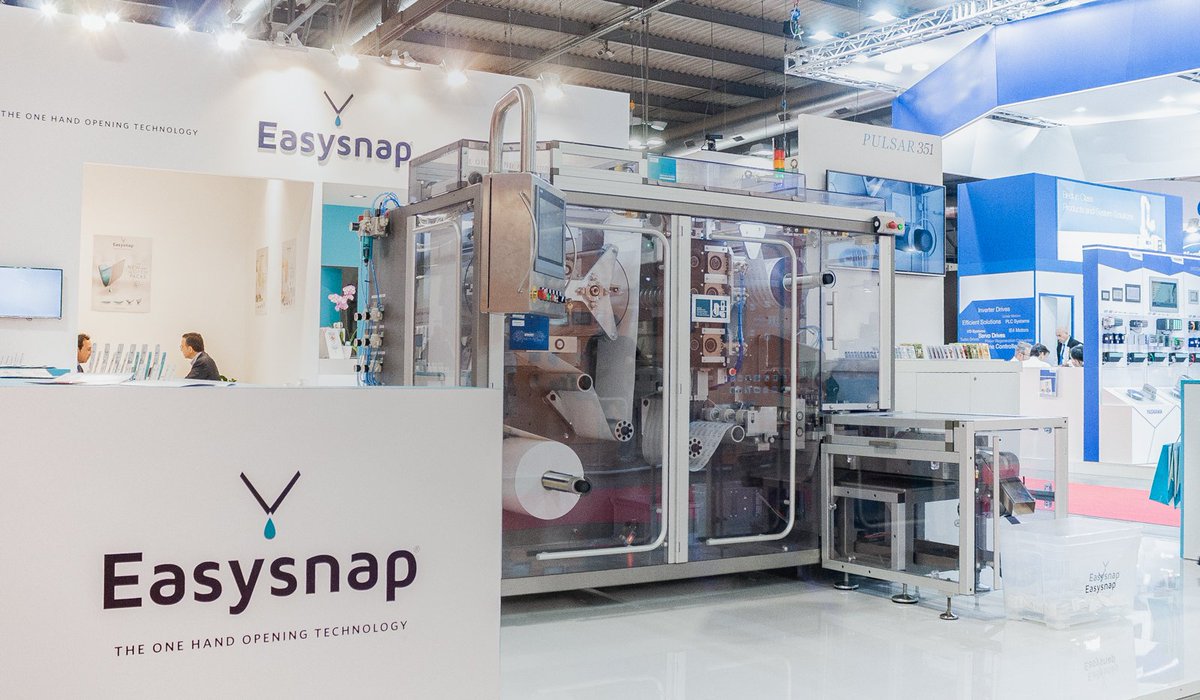 EasysnapOneHand's tweet photo. The One Hand Opening Technology at IPACK-IMA 2018 - https://t.co/e8iKx8nOm7 https://t.co/gOLVupWVRd
