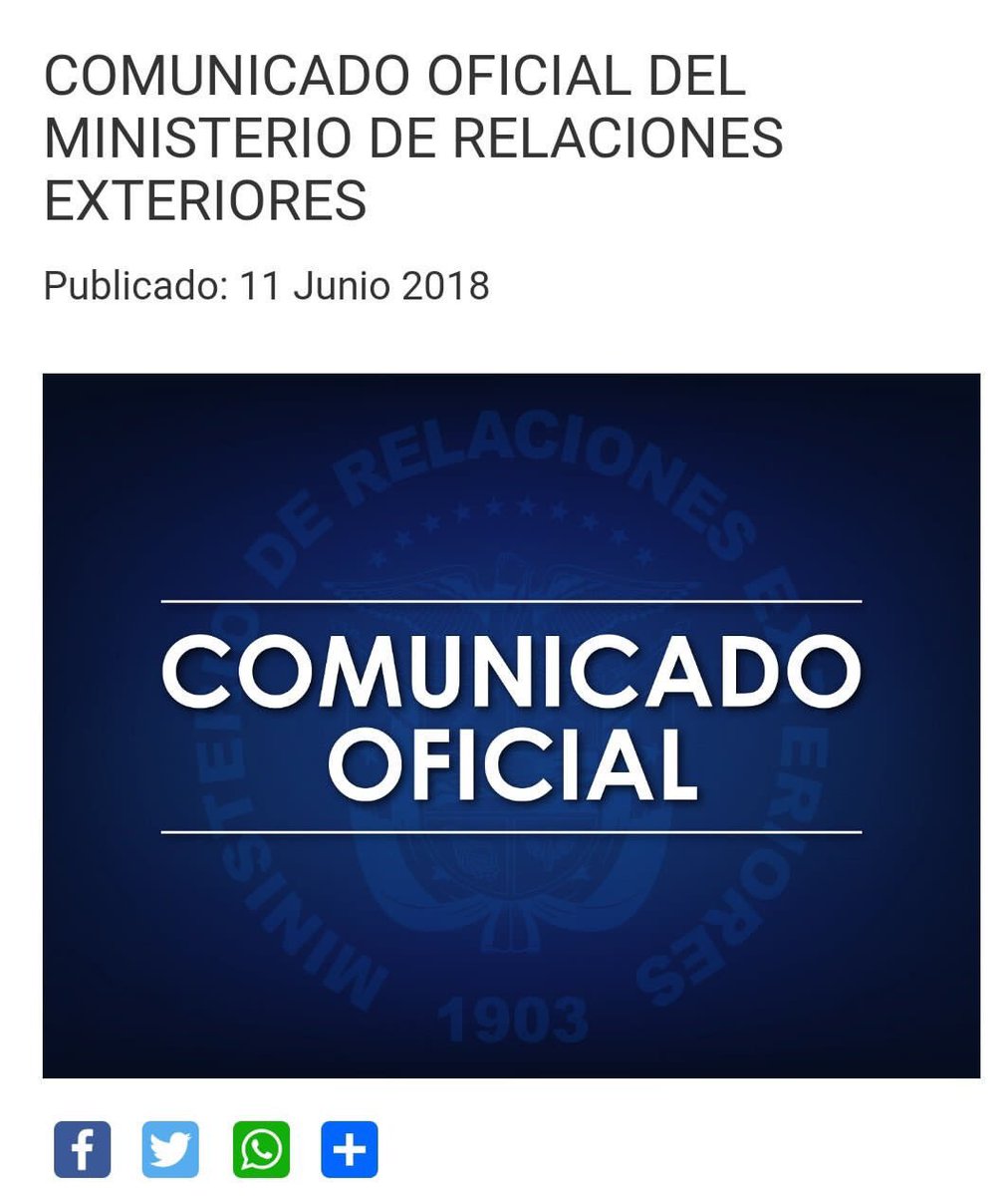 radiopanama's tweet photo. Es noticia en Radio Panamá |
Comunicado oficial de @CancilleriaPma acerca de la llegada del expresidente @rmartinelli
#ExtradicionMartinelli
#UltimaHora | #RadioPanamá https://t.co/w1MIsVyZu8