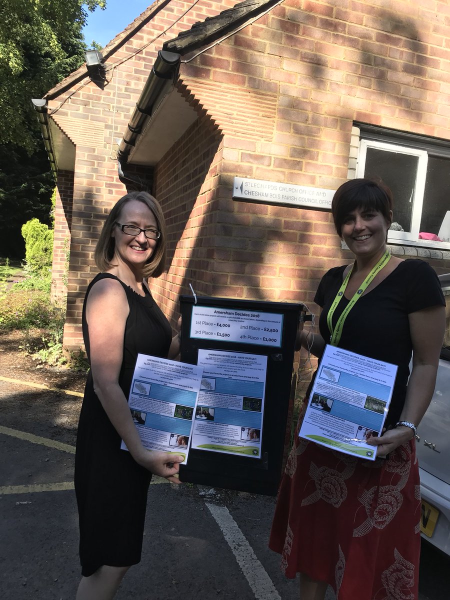 CommunitiesBC's tweet photo. The first ballot box for #AmershamDecides2018 was dropped of this morning at @CheshamBoisPari!
To find out more about the @buckscc #Amersham #LocalAreaForum programme visit our website https://t.co/FSysDZX8Cg https://t.co/q2gSIbBNy6