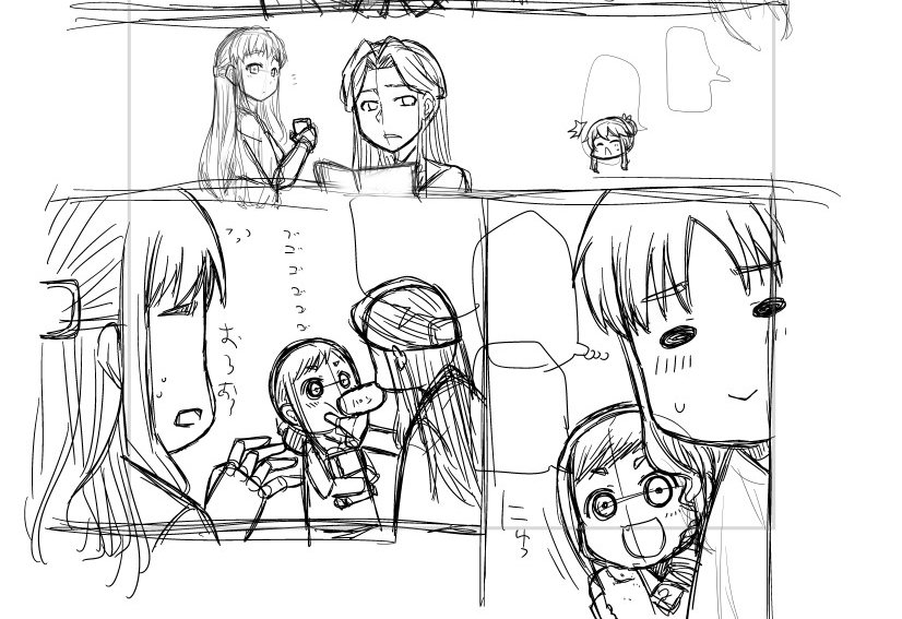 仁奈ちゃん本の後編を描いてます。こんどはたくさん仁奈ちゃんの出番がある(はず) 