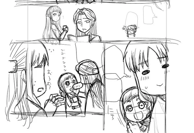 仁奈ちゃん本の後編を描いてます。こんどはたくさん仁奈ちゃんの出番がある(はず) 