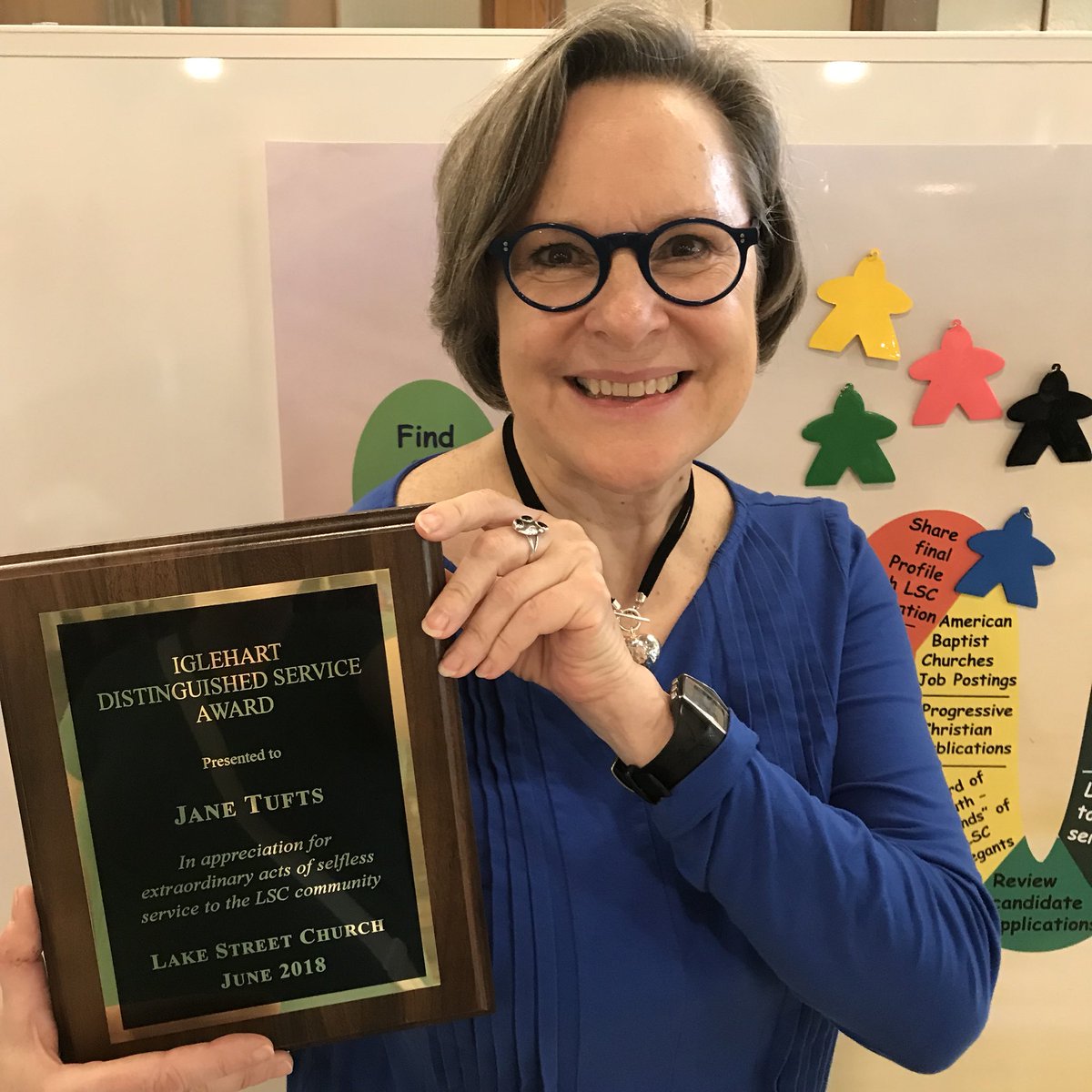 Thank you, Jane, for your leadership and grace. Congratulations on being named this year’s Iglehart Distinguished Service Award winner.