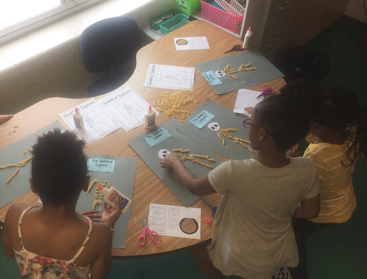LCrocker1982's tweet photo. Creating and labeling skeletons with pasta, Ss were highly engaged! @NTES_BCPS @sgregorybcps @KrisCoston @mrs_snodderly https://t.co/zZWJzqKuiY