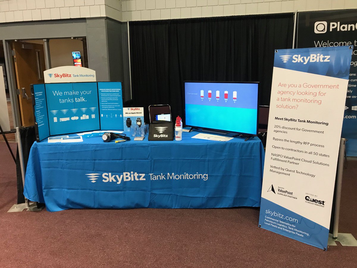 SkyBitz's tweet image. We&apos;re at #WASHTO in Rapid City, South Dakota! Visit us at Booth #3 to say hi and learn how our Tank Monitoring solutions can help you. 20% discount for Government agencies!