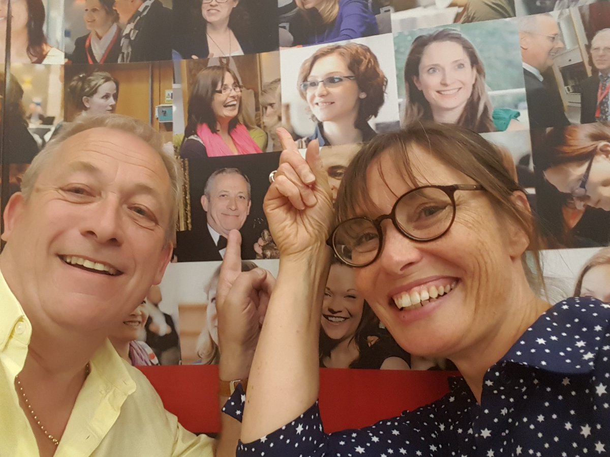 <a href="/T4Bookkeeping/">Claire Allen C.FICB</a>'s Claire and <a href="/TrainingLinkICB/">Training Link</a>'s Gary at the <a href="/ICBUK/">ICB UK</a> #InspireTour in #Brighton - Both in the foreground AND in the background!!