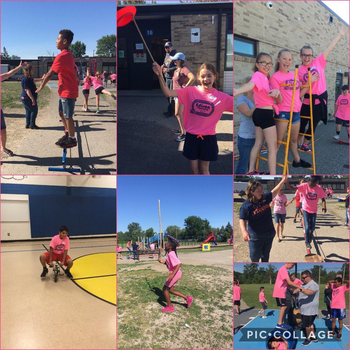 Grade6Edison's tweet photo. Having a blast at our annual Edison 6th Grade Circus Day! #fraserfamily #cirqueamongus https://t.co/EQfZuYh26q