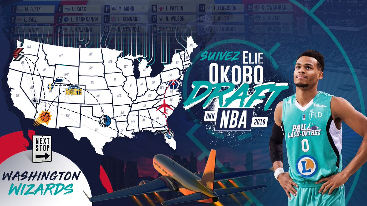 EBPLO's tweet image. Nouvelle semaine et nouvelle étape au cours de l'aventure 🇺🇸d' @ElieOkobo_0 avant la #Draft2018 #workouts #ELANation