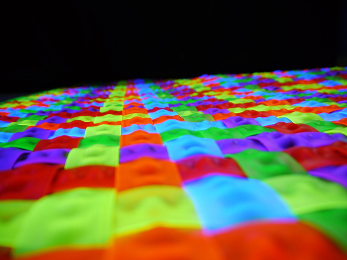 Sensory_In_Play's tweet photo. Ideal for sensory and play areas, Sensory in Play’s UV reactive mats are woven from multicoloured strips of specially treated PVC, which fluoresce intensely under UV light https://t.co/xP2J4Gfl47 #sensory #autism #UV https://t.co/XaYJ8WkNmW