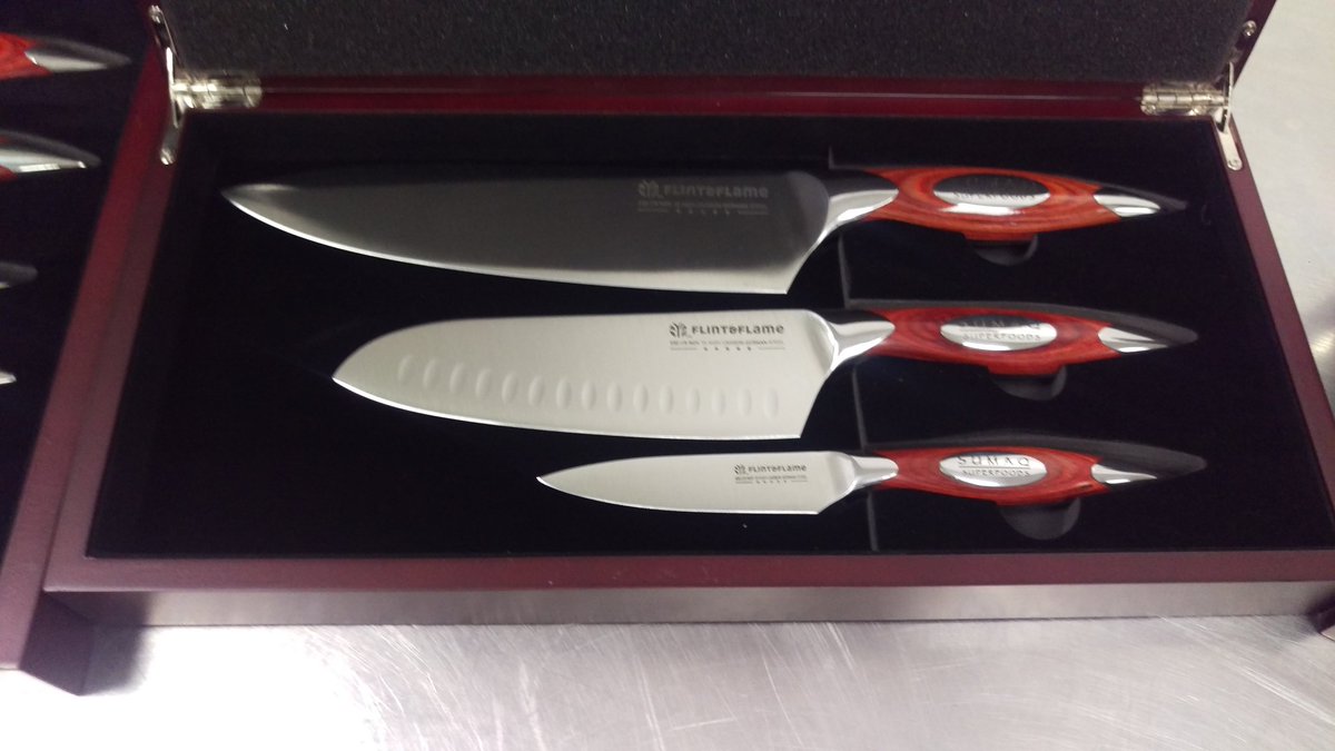 wildfoodboy's tweet photo. Fantastic prizes for The Second Year Development Competition @Westking 1,2 &amp; 3rd place sets of @flintandflameuk and prize money as well as goody's from @PeruTrade_UK https://t.co/hK7SUw5xyc