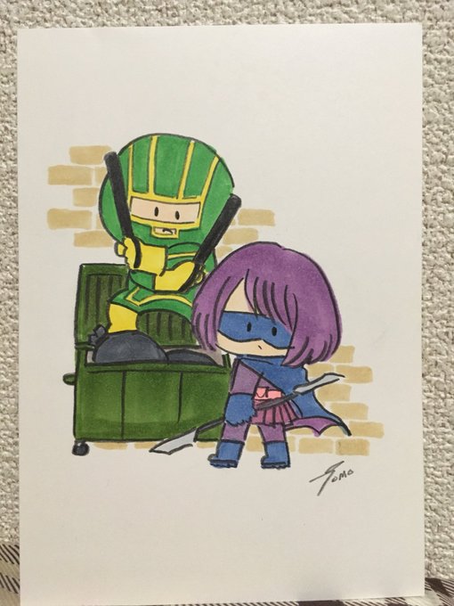 ヒットガールのtwitterイラスト検索結果